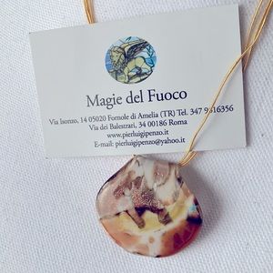 Magie del Fuoco Blown Glass Necklace